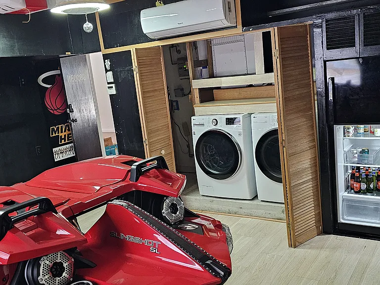 Custom built garage / man-cave