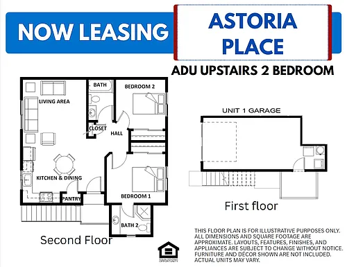 Floor plan ADU Upstairs