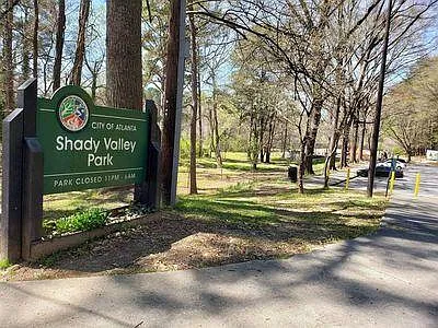 Shady Valley Park is 2-min walk down same street