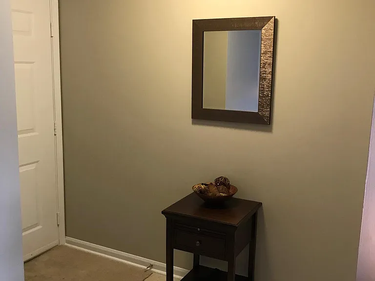 Ceramic tile foyer