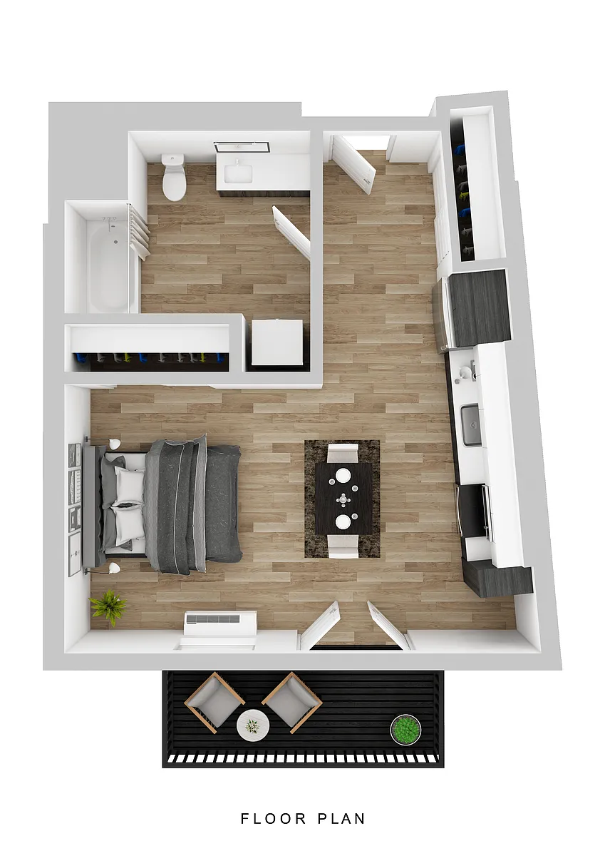 Floor plan Klipsan - Studio F