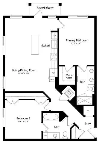 Floor plan B2