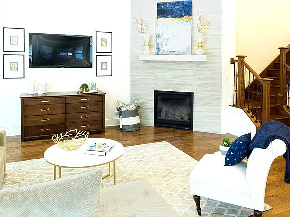 Shaw engineered hardwood floors on first floor and 2nd.
