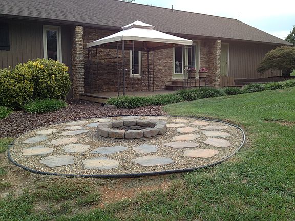 Custom Fire Pit Area