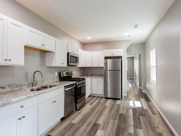 Kitchen looking towards front of house.