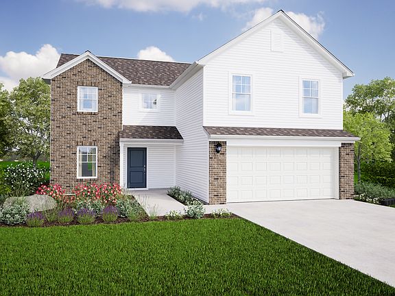 Elevation B - With Brick Option A