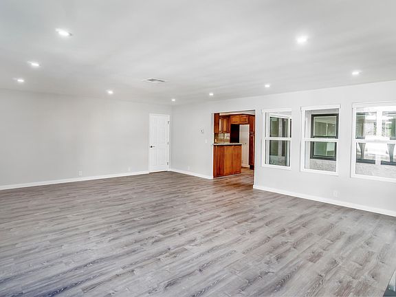 Living area looking towards the kitchen