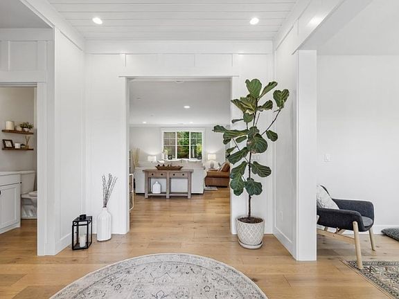 View From Entrance into Living