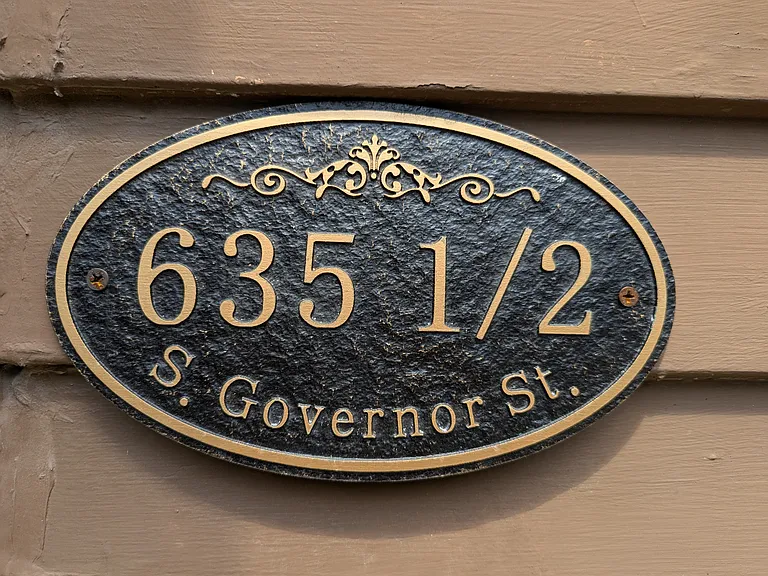 The address is 635 1/2 S. Governor St., Iowa City