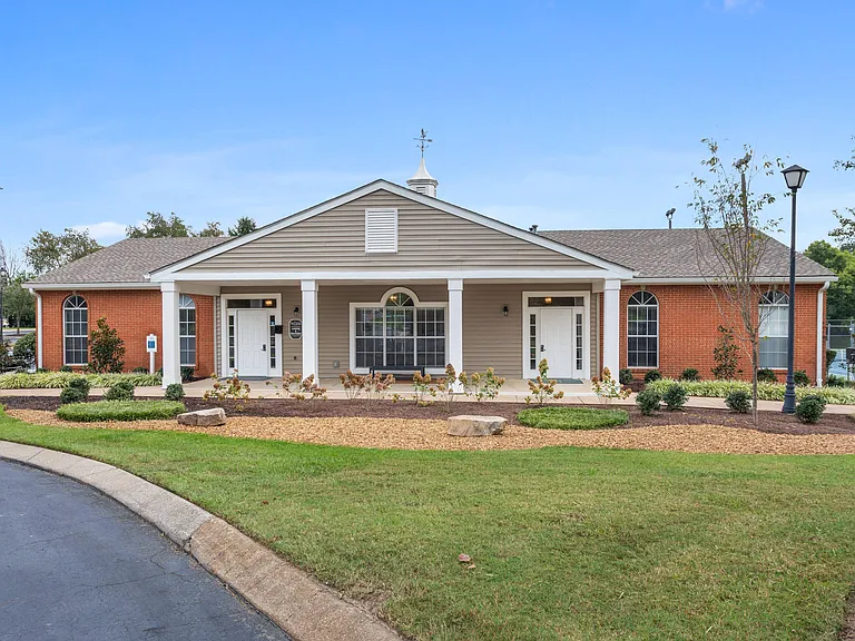 Welcoming Leasing Center Exterior