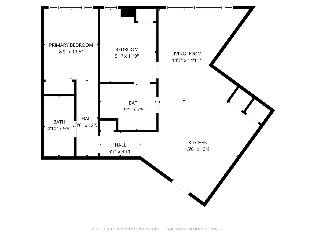 Floor plan 2BR 2BA
