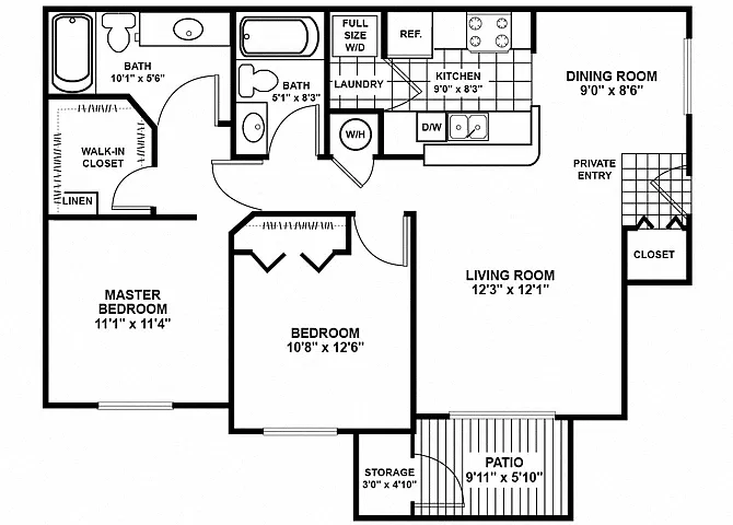 Floor plan Maple