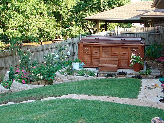 three teired flower beds