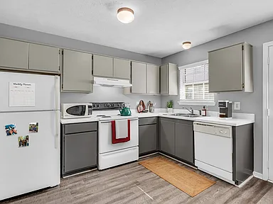 Apartment Interior of First Floor at The Block Townhomes