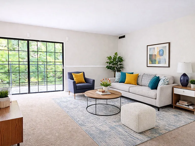 1-Bed - Living Room (Staged)