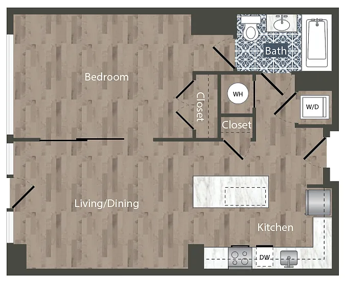 Floor plan A6A