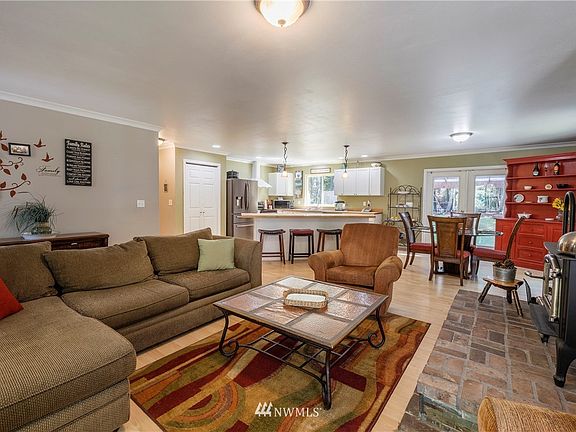 The well maintained home is open concept. French doors lead to the amazing backyard.
