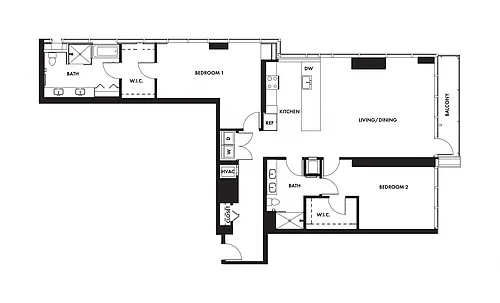 Floor plan Penthouse 1