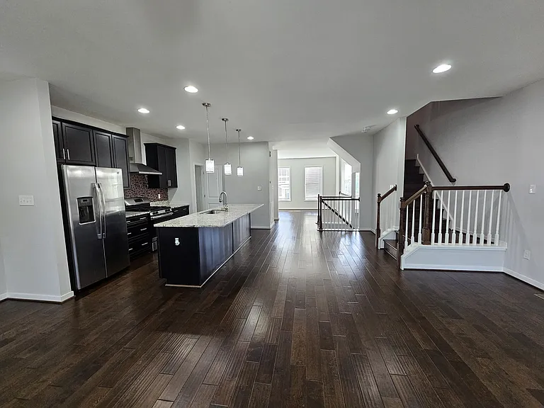 Main Floor Living room to Dining room view