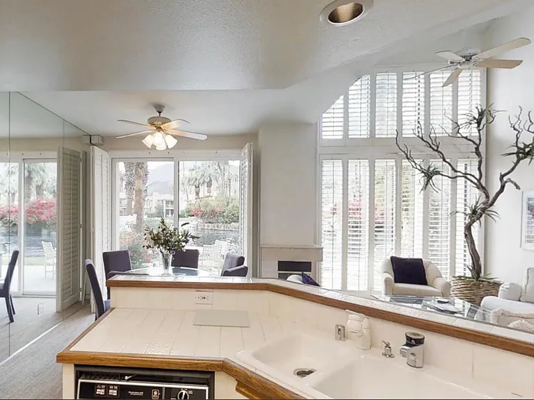 the kitchen