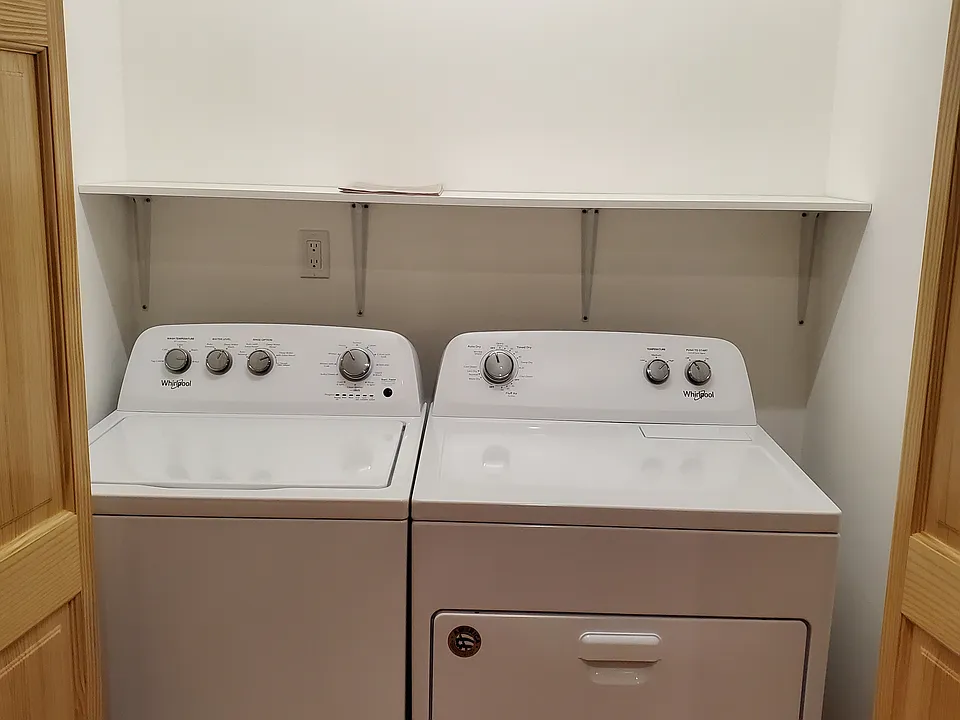 Washer and dryer