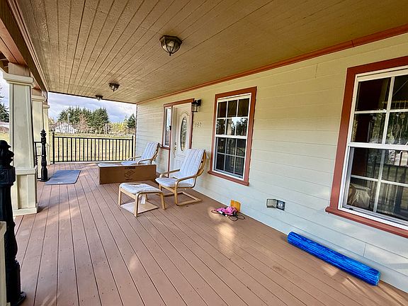 Huge covered front porch