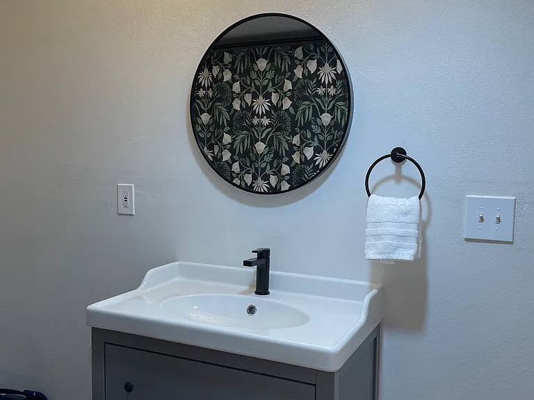 Basement bedroom ensuite bath