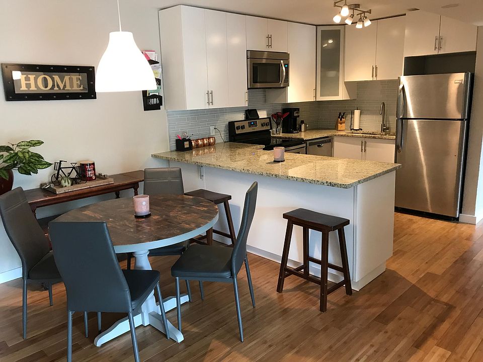 Granite counter tops and new backsplash.  All appliances two