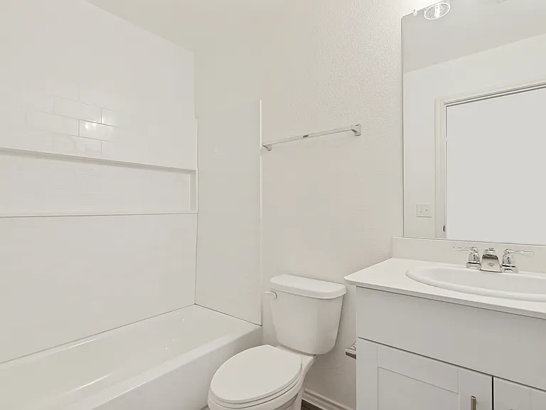 Upstairs hall bath.