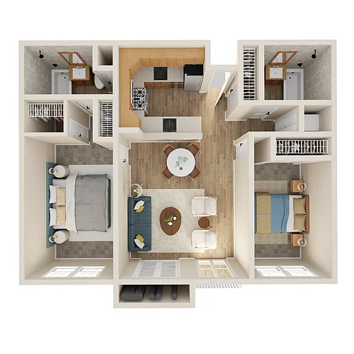 Floor plan 2 Bedroom