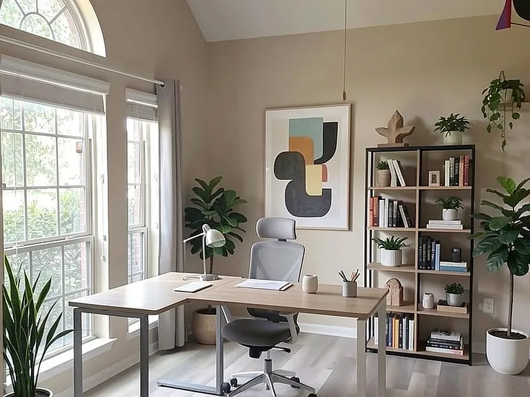 Study - Virtually staged.