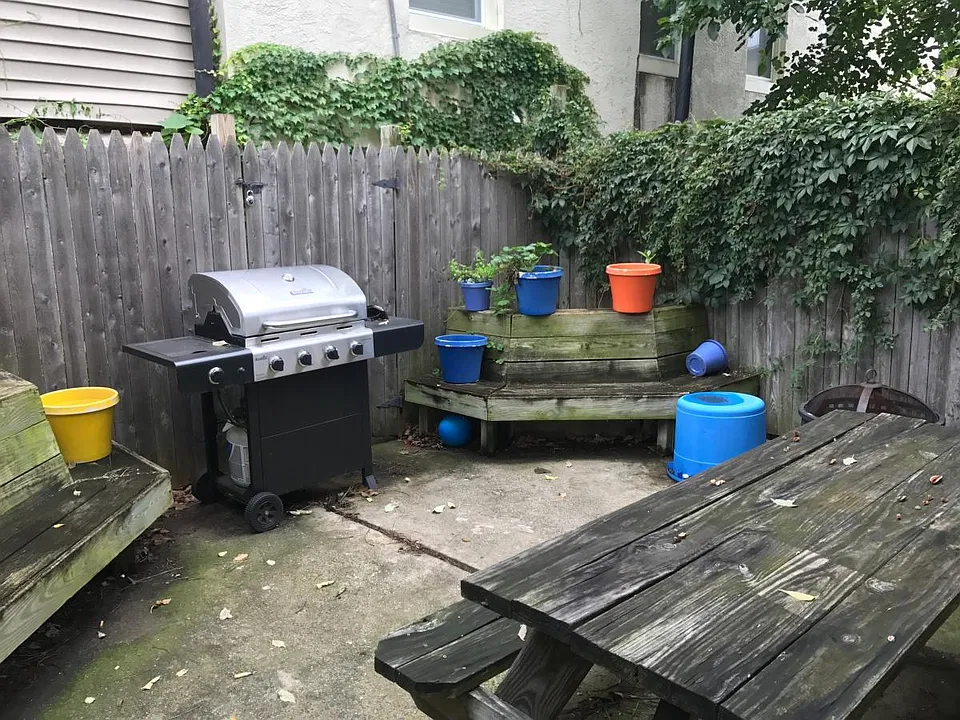 Large private patio walk-closet (that's heated)