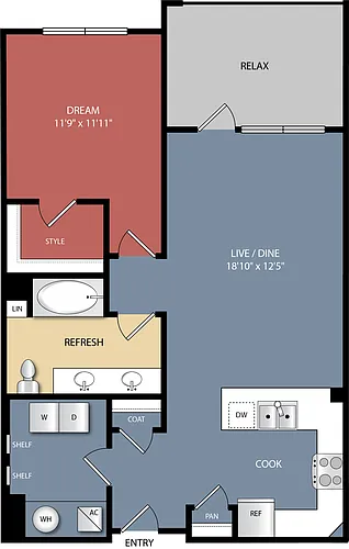 Floor plan A1B