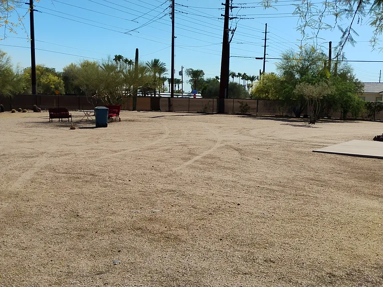 View from private RV Gate.