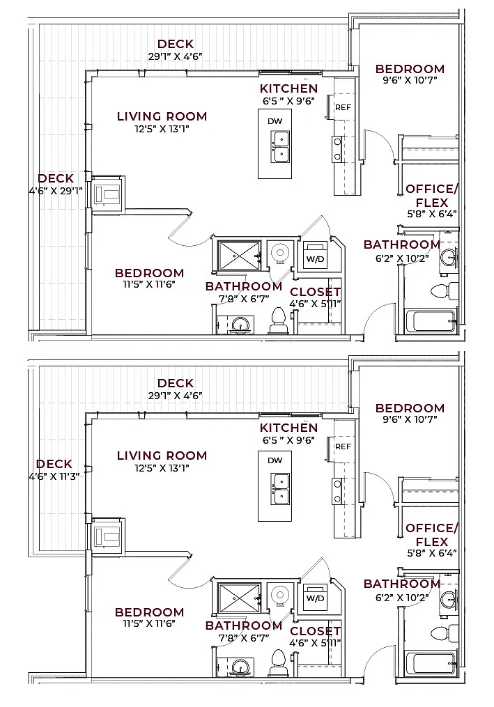 Floor plan The Meridian