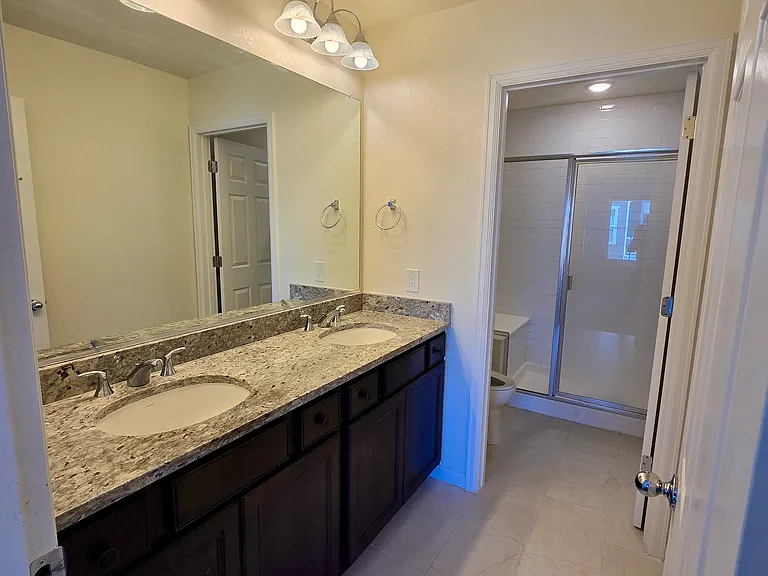 Master bedroom bathroom.