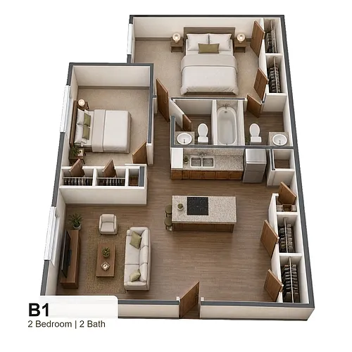 Floor plan B1