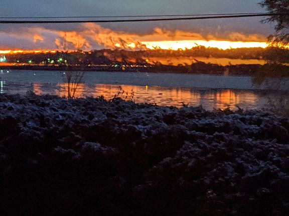 Winter sunset