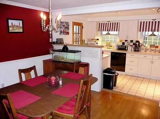 Dining Room open to fully-equipped kitchen.