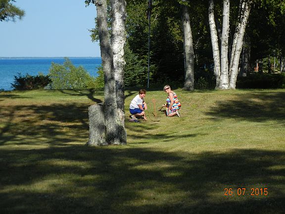 Straits Park along shore