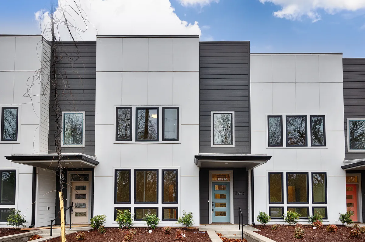 Sleek modern exterior featuring striking contemporary architecture and clean design. - 2512 Freeman Rd SW