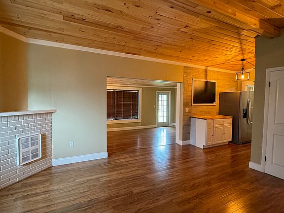 Hardwood flooring all throughout the home.
