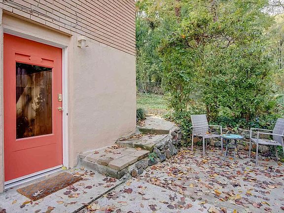 Entrance to unit and side patio