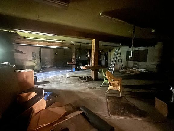First floor- back of shop