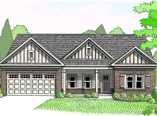 (GA)The Everett | Front Entry Plan, Belle Woode Estates, Monroe, GA 30656