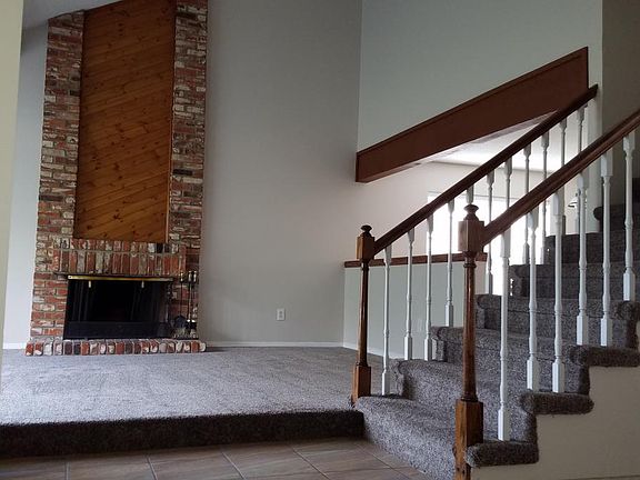 Living Room and Stairs up to second floor