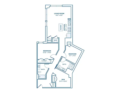 Floor plan B20D