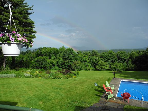Summer Rainbow over Mt Tom