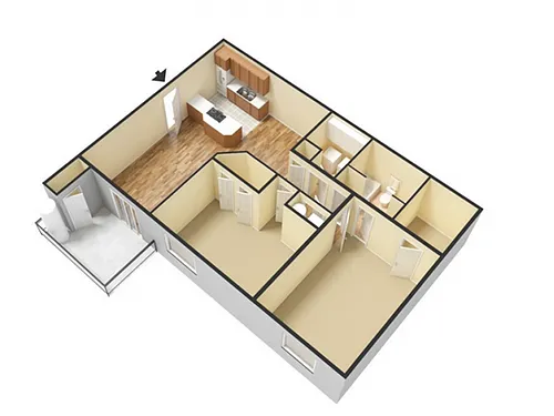 Floor plan Escape-Renovated