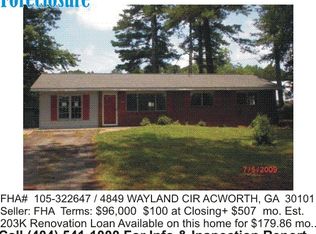 4849 Wayland Cir, Acworth, GA 30101